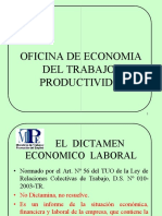 Procedimiento Para El Dictamen Economico Laboral 2009