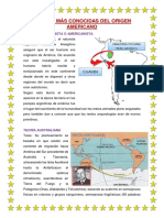 Teorías Más Conocidas Del Origen Americano