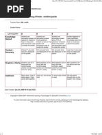 Poster Rubric