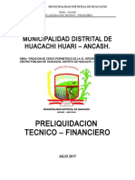 2.00 Informe de Pre Liquidacion Huacachi