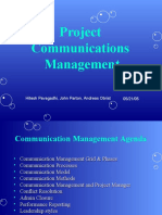 Project Communications Management: Hitesh Pavagadhi, John Parton, Andreas Obrist 05/21/05