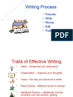The Writing Process - Power Point