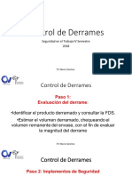 Control de Derrames 2018 - Seguridad IV Semestre