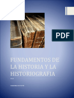 Fundamentos de la historia y la historiografía