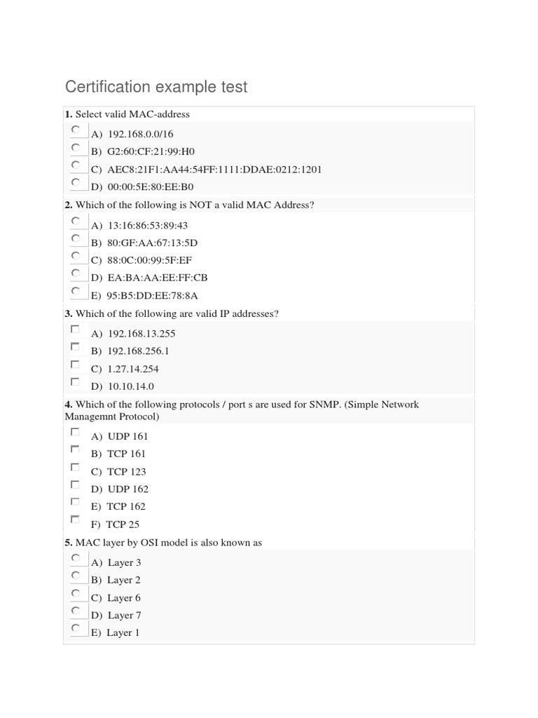 Certification Example Test PDF Gateway Ip