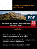 Recent Seismic Hazard Studies in Asia, Pacific & USA