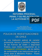 Reforma Procesal Penal y Su Relación Con La PDI CHILE Y PNP PERÙ Me Gusto Las Reflexiones