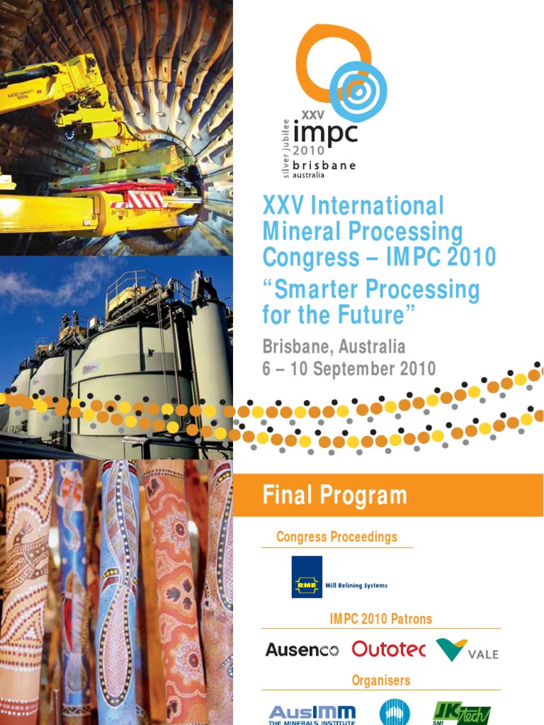 Impc 2010 | PDF | Sulfur | Iron Ore
