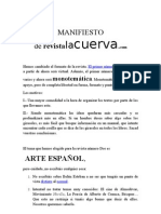 MANIFIESTO Revista La cuerva