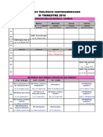 Horario III Trimestre 18, Pregrado, EMUSA, Prof y Lic Diurno