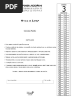 Caderno de questões - Oficial de Justiça (TJSP)