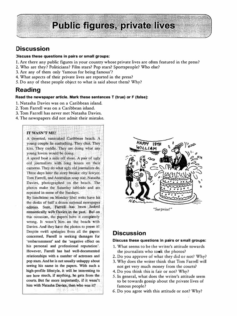 (MX) Public Figures Private Lives PDF Freedom Of Speech Human Rights