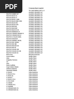 激安超特価 最大80%オフ  Approved Gots Chemicals Color | Blue | PDF | 2015 List 財布・ケース・小物入れ