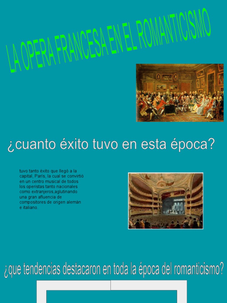 Opera Francesa PDF | PDF | Opereta | Ópera