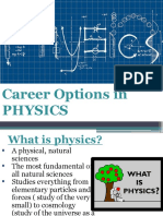 Career in Physics