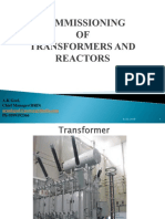 Commissioning of Transformers and Reactors - Arun