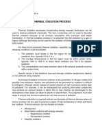 Thermal Oxidation Process