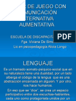 Taller de Juego Con Comunicación Alternativa Aumentativa