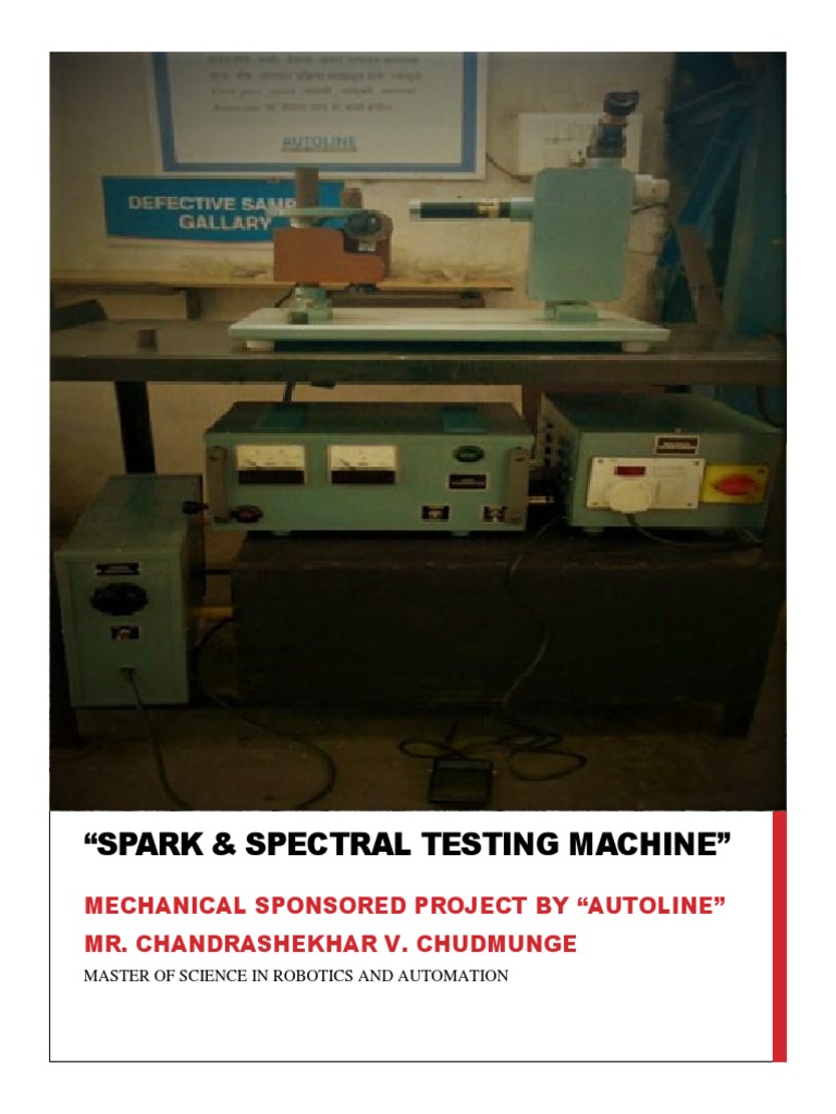 Spark & Spectral Testing Machine | PDF | Interferometry | Steel