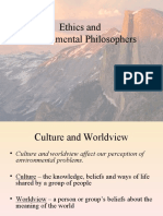 Ethics and Environmental Philosophers