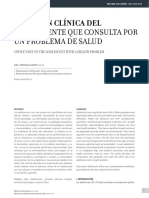 Atención Clínica Del Adolescente Que Consulta Por Un Problema de Salud