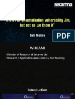 Us 18 Thomas It's A PHP Unserialization Vulnerability Jim But Not As We Know It