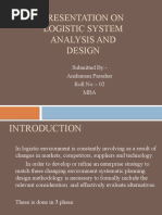 Presentation On Logistic System Analysis and Design