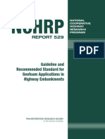 NCHRP Report 529 – Guideline and Recommended Standard for Geofoam Applications in Highway Embankments