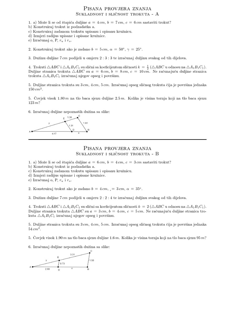 Mate Ma Tika Test | PDF
