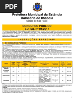 Edital Ilhabela 2018