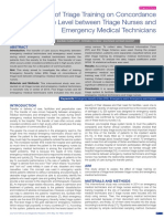 Effect of Triage Training on Concordance of Triage Level between Triage Nurses and Emergency Medical Technicians.pdf