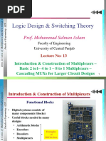 Lec 13 - Intro & Const. of Multiplexers