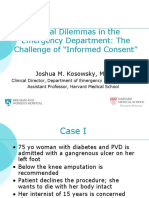 Ethical Dilemmas in The Emergency Department: The Challenge of "Informed Consent"