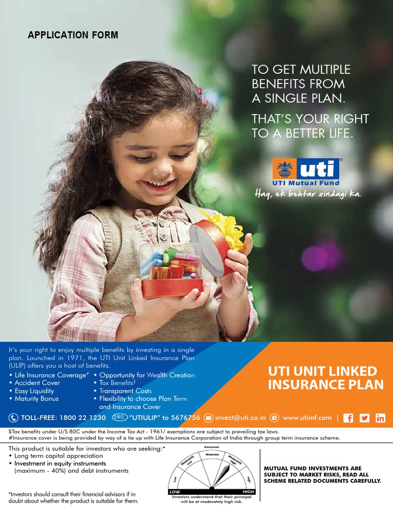 UTI Unit Linked Insurance Plan (UTIULIP) New Editable Aplication
