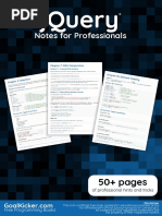 JQuery Notes for Professionals