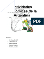 Actividades Económicas de La República Argentina