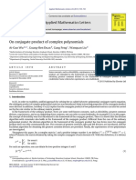 Applied Mathematics Letters: Ai-Guo Wu, Guang-Ren Duan, Gang Feng, Wanquan Liu