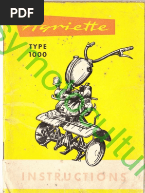 Agria Agriette 1000 Notice Fr Service Homonymie