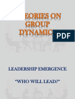 Theories On Group Dynamics