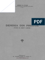 Demisia Din Preoție - Studiu Iorgu Ivan PDF