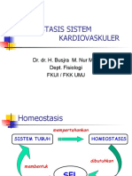 Homeostasis Sistem Kardiovaskuler: Dr. Dr. H. Busjra M. Nur MSC Dept. Fisiologi Fkui / FKK Umj