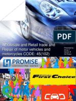 Wholesale and Retail Trade and Repair of Motor Vehicles and Motorcycles CODE: 45