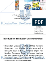 A Study On Sale and Distribution Management of Hindustan Unilever Limited