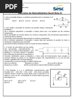 Física - Clóvis - Exercícios de Eletrodinâmica Geral (Lista 1) 2018