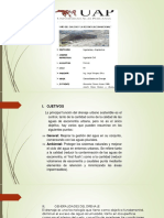 Objetivos y tipos de drenaje urbano sostenible