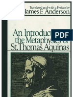 An Introduction To The Metaphysics of ST Thomas Aquinas Chapters 1 To 4