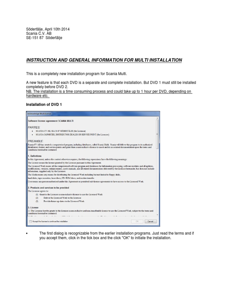 Scania Multi Installation Guide | PDF | Business | Technology & Engineering