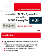 Inspection of LCPS: System For Inspection. Ecena Training Workshop