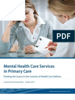 Mental Health Care Services in Primary Care