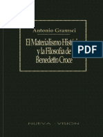 Antonio Gramsci - El Materialismo Historico y La Filosofía de Benedetto Croce (1)